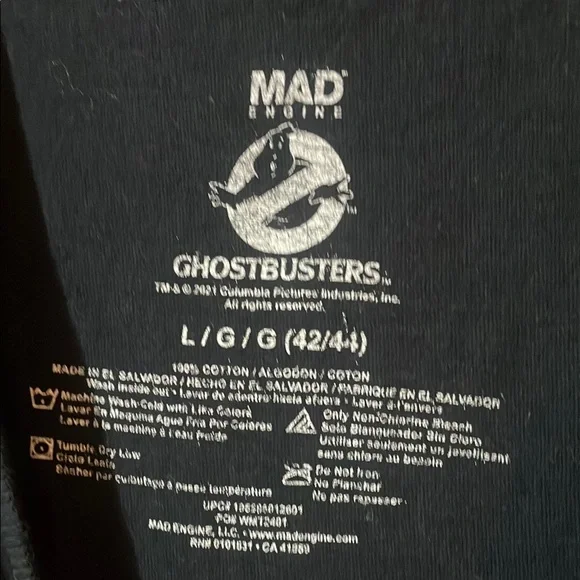 Ghostbusters Black T-Shirt - Picture 3 of 3